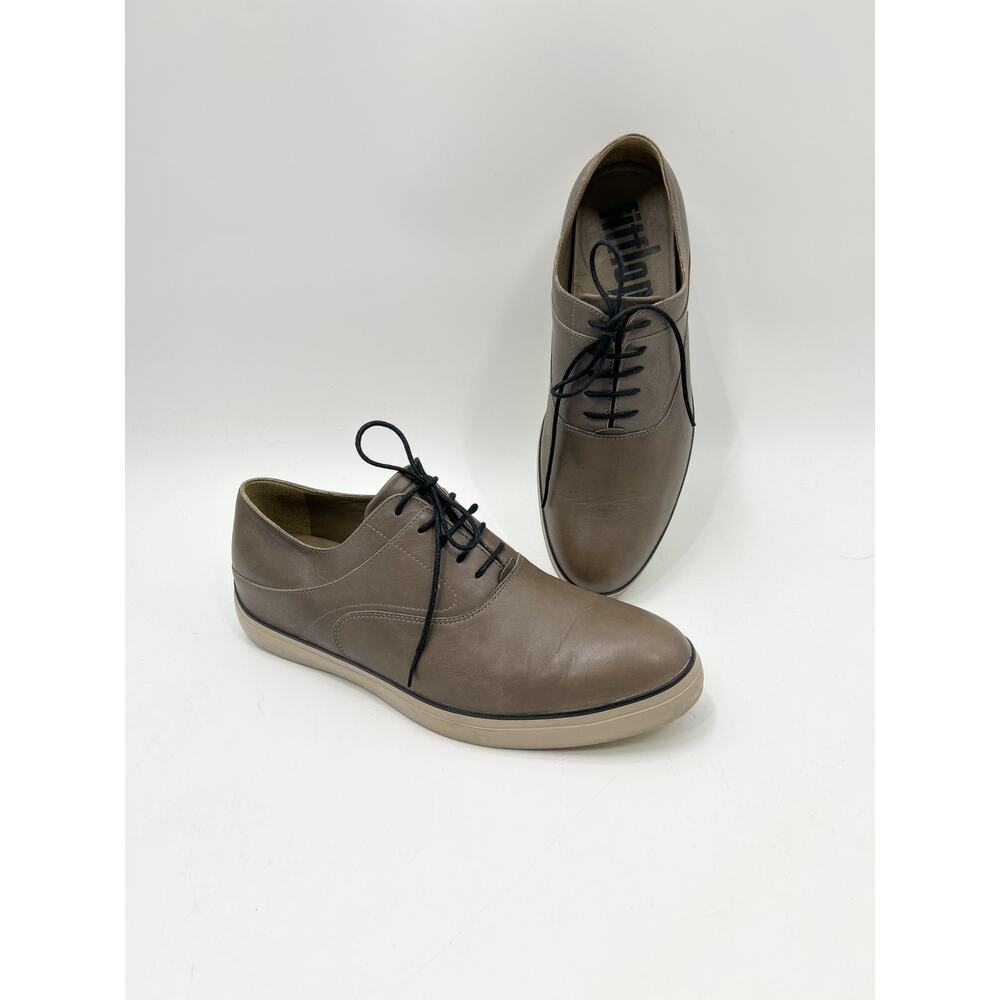 Fitflop Men’s Lewis Derby Comfort Sneakers Shoes Sz 11 Taupe Brown